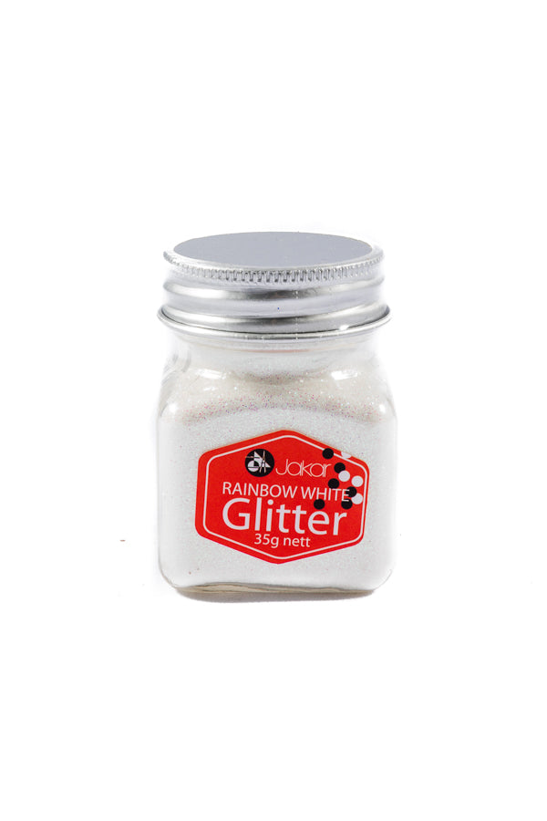 35g Non Toxic Rainbow Iridescent White Glitter Pot