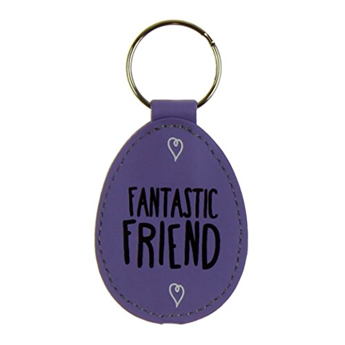Purple Keyring "Fantastic Friend"