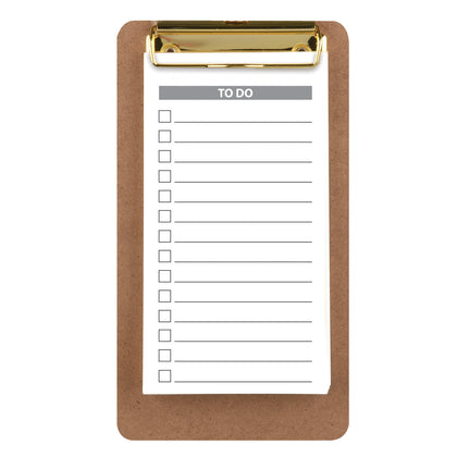 Memo Wooden Clipboard with To Do List