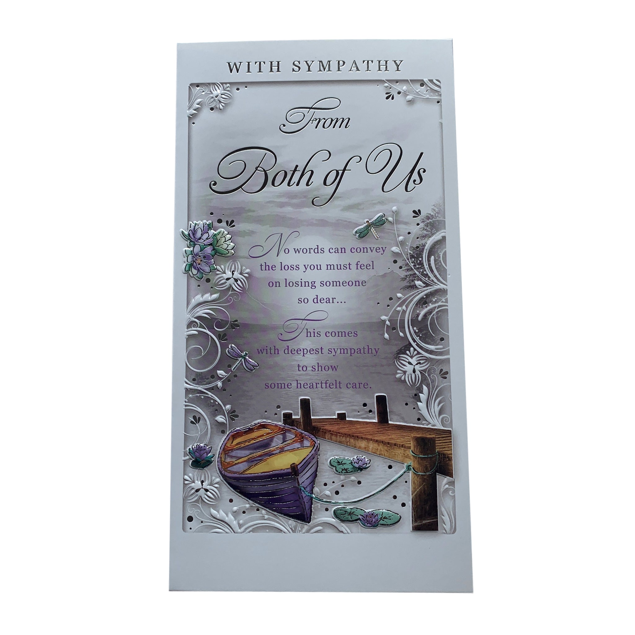 From Both of Us Dockside Design Sympathy Opacity Card