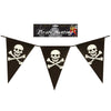 Pirate Flags Bunting 12 Feet with 11 Pvc Pennants