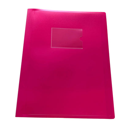 A4 Pink Flexible Cover 10 Pocket Display Book