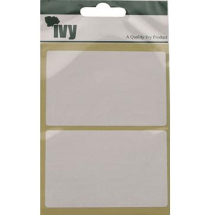 Pack of 14 White 50x80mm Rectangular Labels