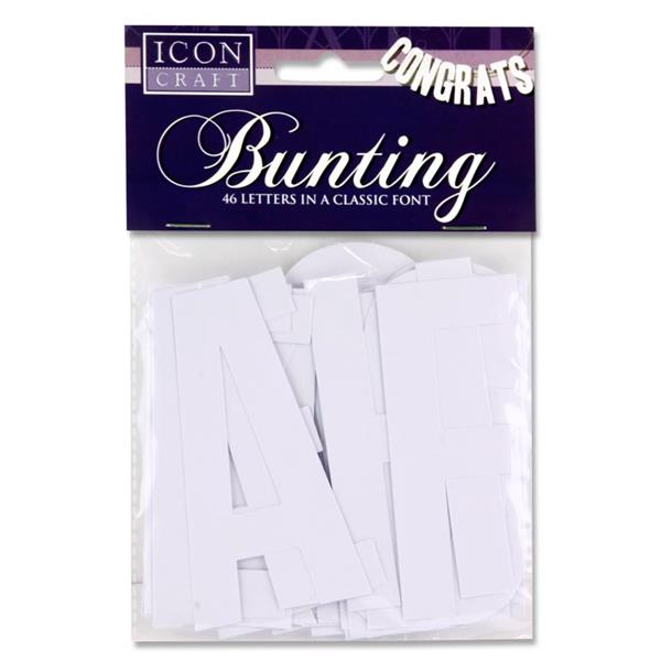 100 x 120mm Alphabet Bunting by Icon Craft