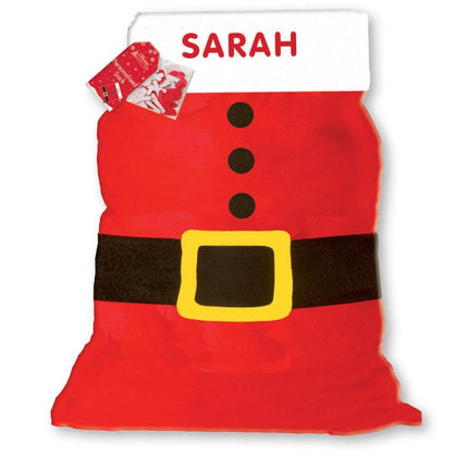 Christmas Personalised Name Santa Sack