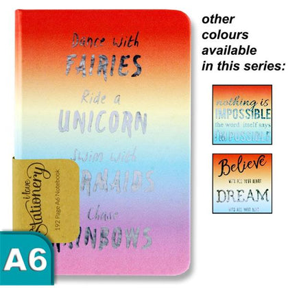 A6 192 pages Rainbow Design Journal by I Love Stationery