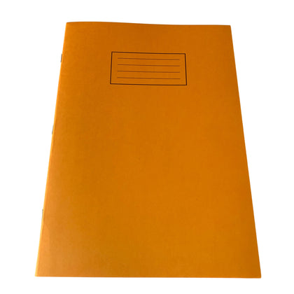 Janrax A4 Orange 80 Pages Feint and Ruled Exercise Book