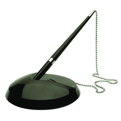 Q Connect Reception Pen with Chain and Base