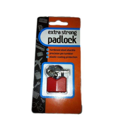 Extra Strong Pad Lock Hardened Steel Shackle with 3 Keys
