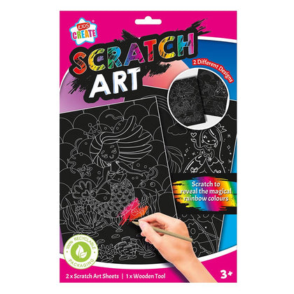Pack of 2 Scratch Art Sheets