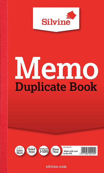 Duplicate Memo Book 8.25