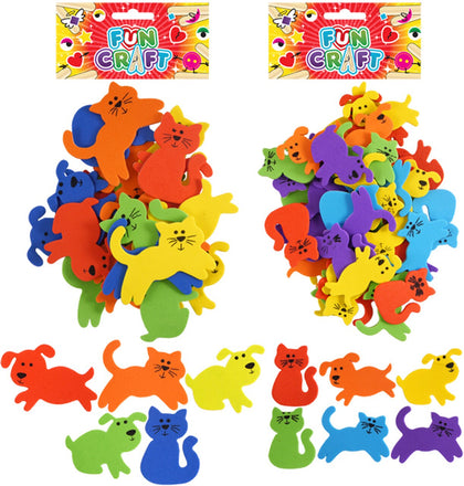 Craft Kit Foam Cats and Dogs 14g