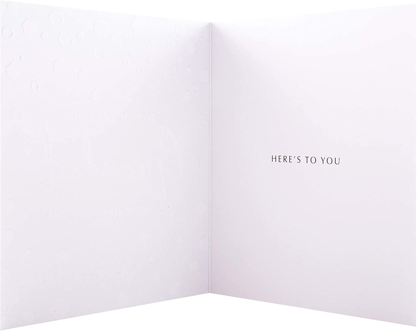 Birthday Card for Grandad Contemporary Textured Foil Design