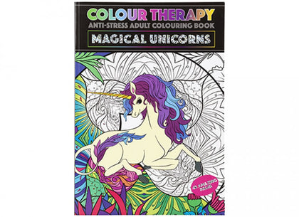 A4 48 Pages Megical Unicorn Colour Therapy Book