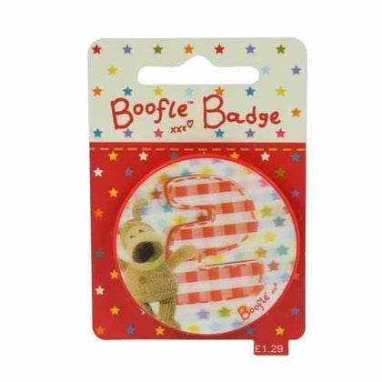 Boofle Age 2 3D Badge