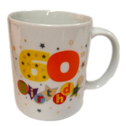 Happy 60th Birthday Mug - Talking Pictures Fanfare Collection