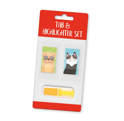 Purrfect Pets Tabs and Highlighter Set