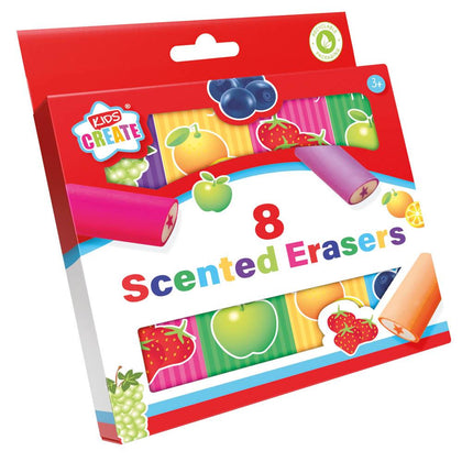 Pack of 8 Scented Erasers
