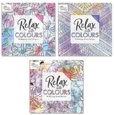 Adult Colouring Book Series 1