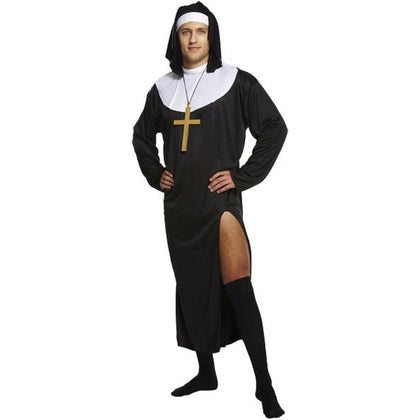 Male Nun Adult Fancy Dress Costume