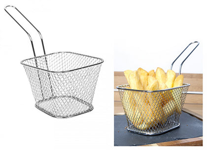Mini Oblong Fryer Basket with Handle