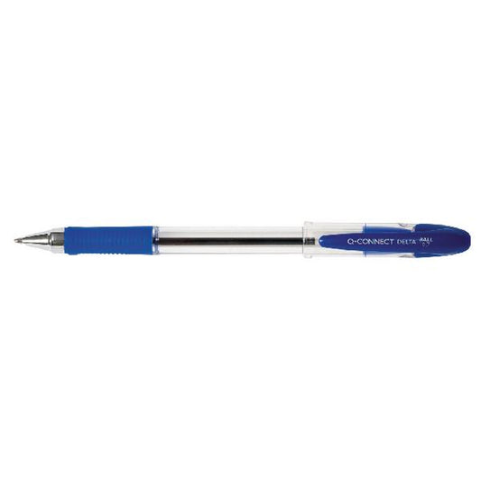 Pack of 12 Delta Medium Blue Ballpoint Pens