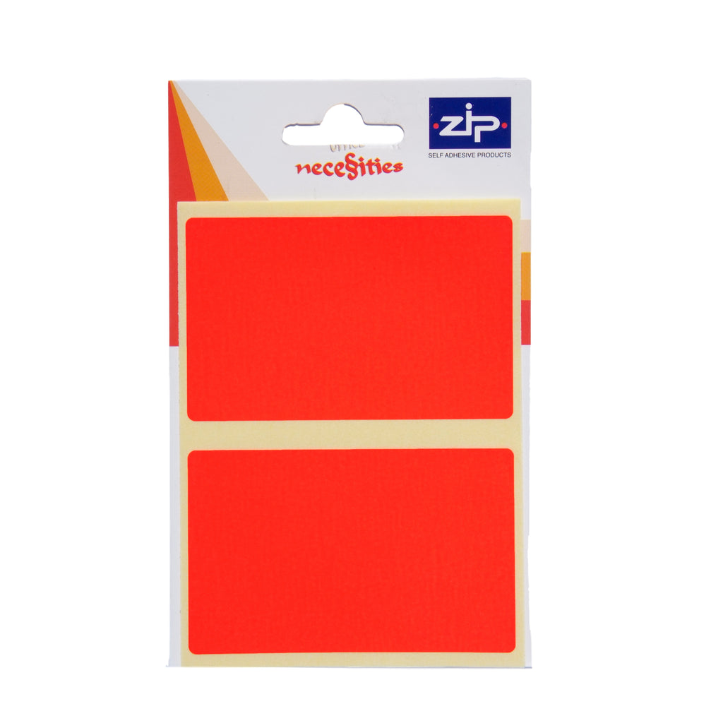 Pack of 8 Fluorescent Red Labels– Choice Wholesale