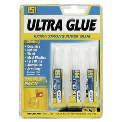 Triple Pack Extra Strong Ultra Glue