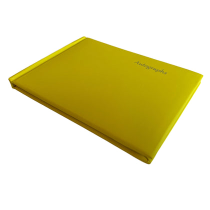 Yellow Autograph Book by Janrax - Signature End of Term School Leavers