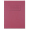 Silvine 9"x7" Red Exercise Book - Lined with Margin
