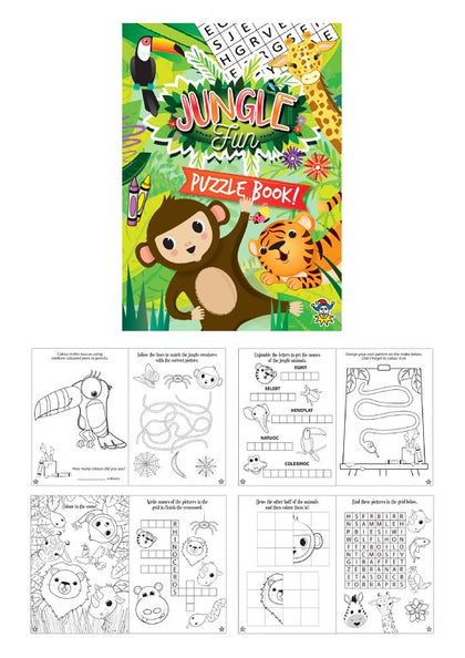 Mini Jungle Puzzle Book