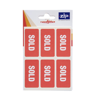 Pack of 42 Sold Labels