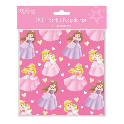 Pack of 20 Princess Party 2 Ply Napkins