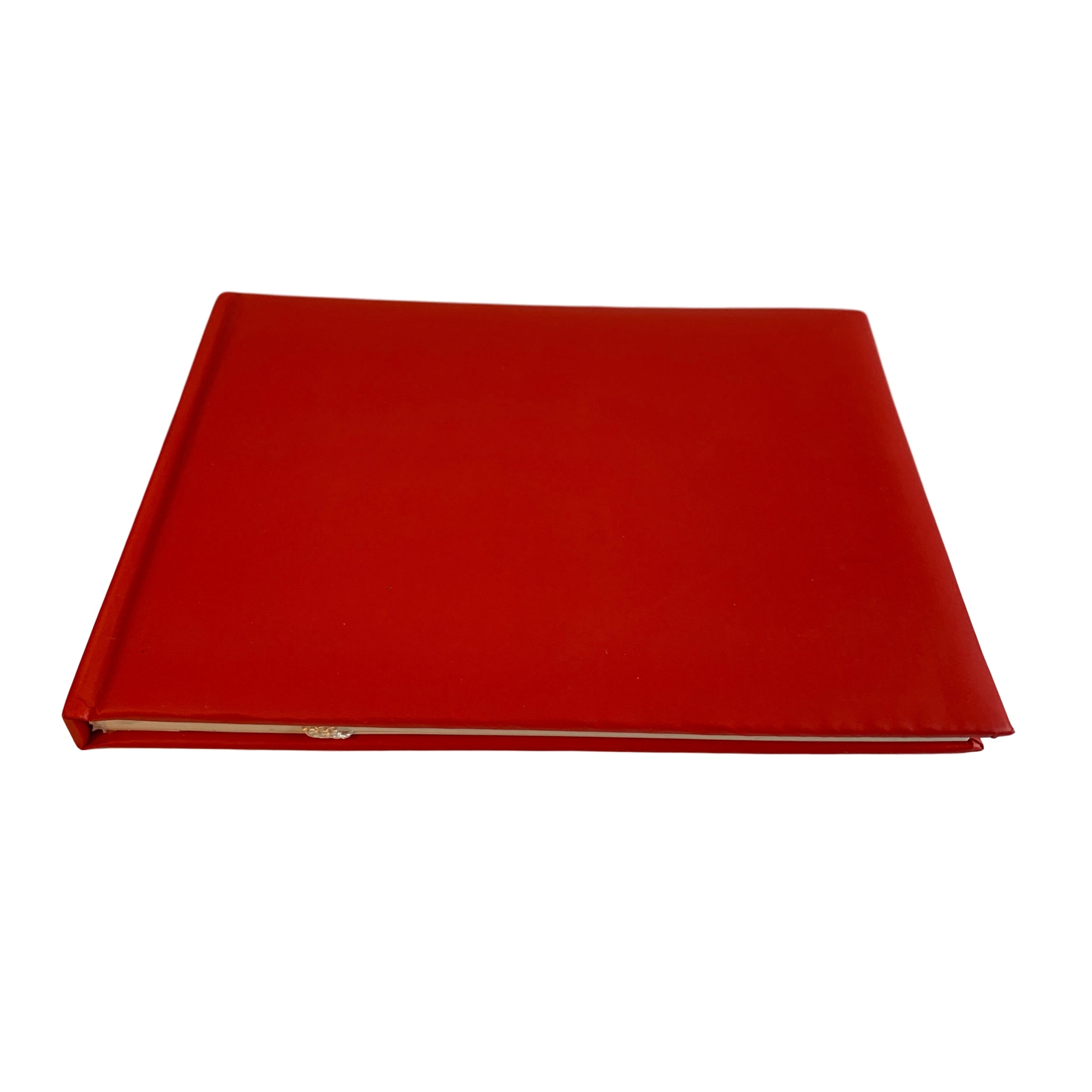 Plain Cover Red Autograph Book by Janrax - Signature End of Term School Leavers