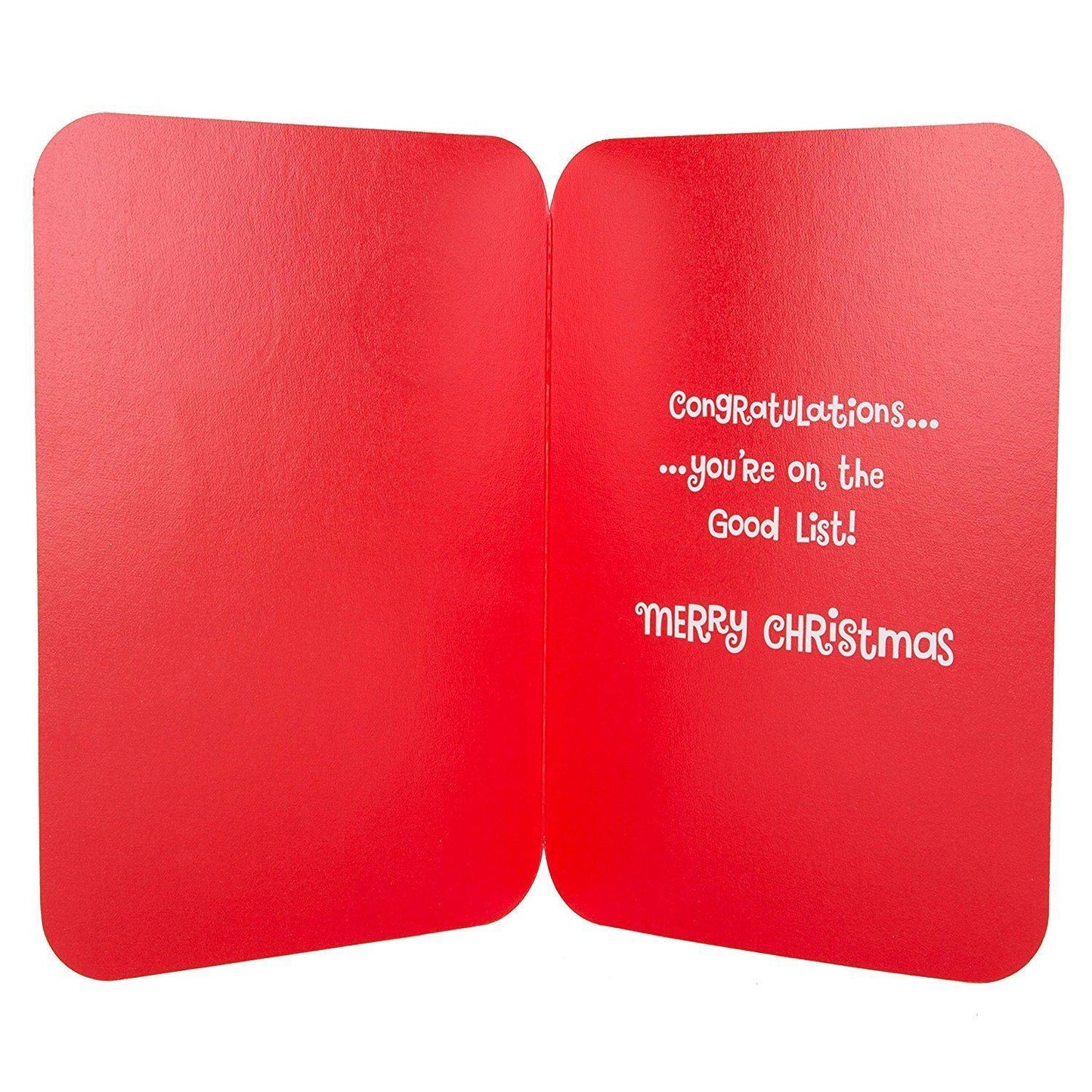 Christmas Card 'Santa's Good List'