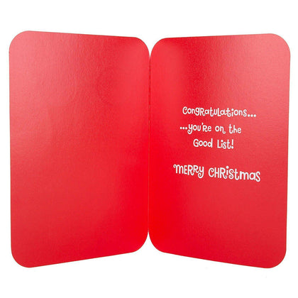 Christmas Card 'Santa's Good List'