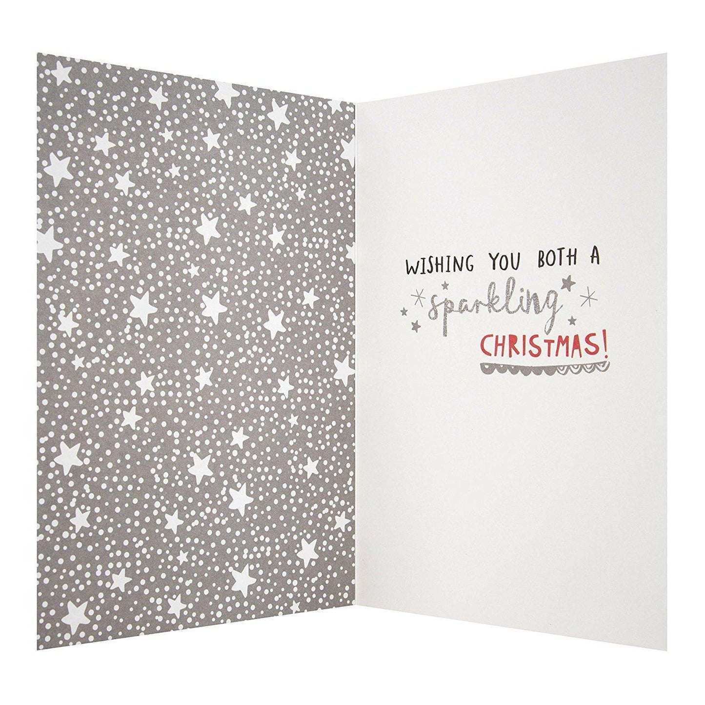 Mum and Dad "Lots of Love" Both Of You Christmas Card