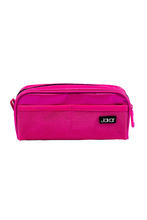 U-Shaped Pencil Case With Mesh Pockets