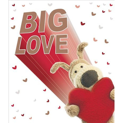 Boofle Holding Heart Big Love Valentine's Day Card