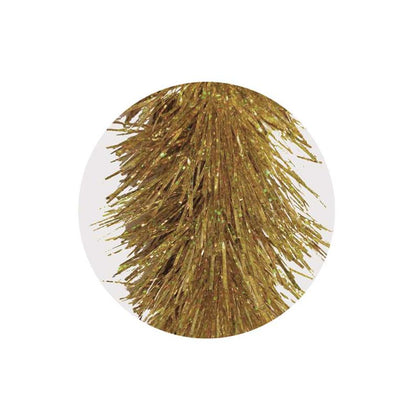 2m Gold Christmas Holographic Luxury Tinsel