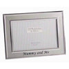 2 Tone Silverplated Oblong Frame "Mummy & Me" 6" x 4"