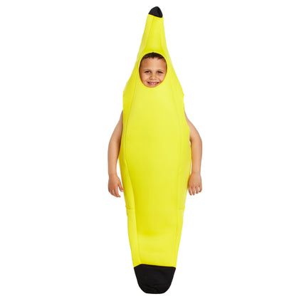 Children's Banana Fancy Dress Up Costume Ages 10-12