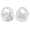 Tracey Russell Polka Dot Set of 2 Bibs "Precious Baby Boy" - In a Gift Box