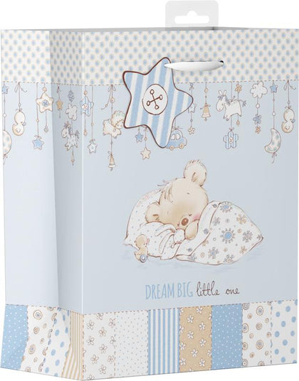 Baby Bear Blue Medium Gift Bag