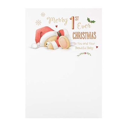 Baby 1st Christmas Forever Friends Christmas Card