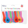 Pack of 14 Birthday Party Printed Balloons