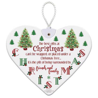 The Best Gifts at Christmas Hanging Plaque