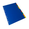 A4 10 Part Polypropylene Dividers with Reinforced Index Cover