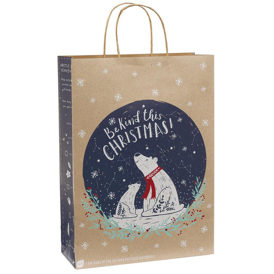 Eco Nat Artic Explorer Large Christmas Gift Bag