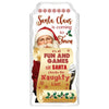 Santa Clause is Coming to Town Christmas Hanging Plaque
